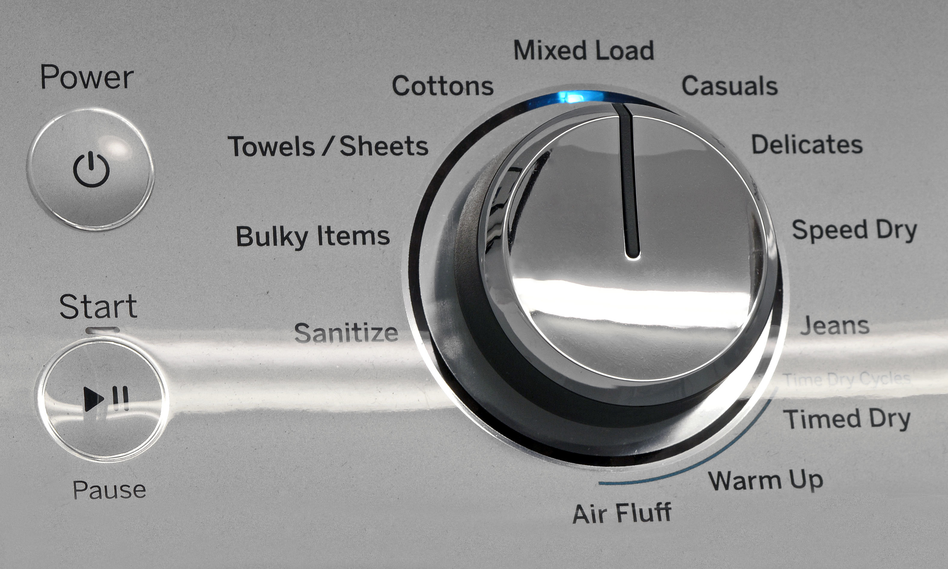What are the different dryer cycles?