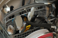 Cutlery Basket Full of Stuff