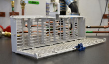 Whirlpool WDF540PADM—Cutlery Basket Open