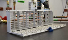 Whirlpool WDF540PADM—Cutlery Basket Open