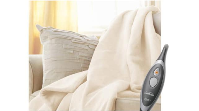 Sunbeam heated blanket