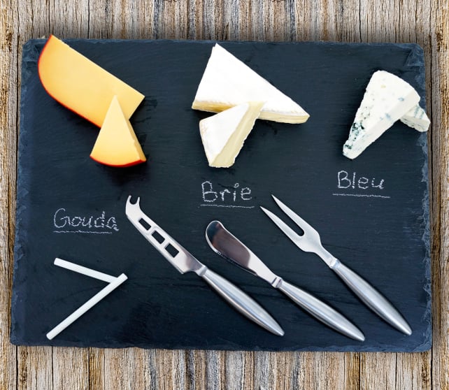 Misc Home Slate Cheese Board Set