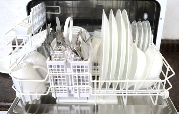 How do countertop dishwashers hook up