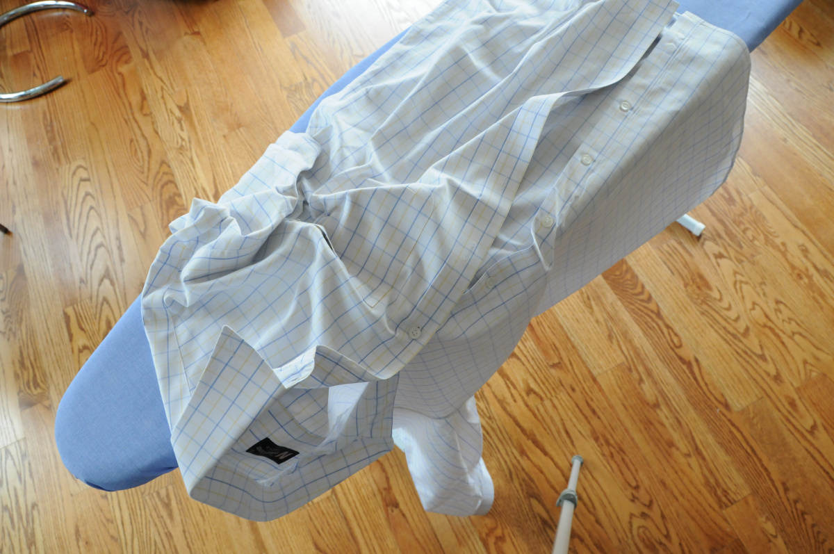 dress shirt in dryer for wrinkles