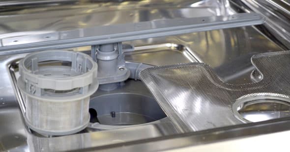 Portable dishwasher interior