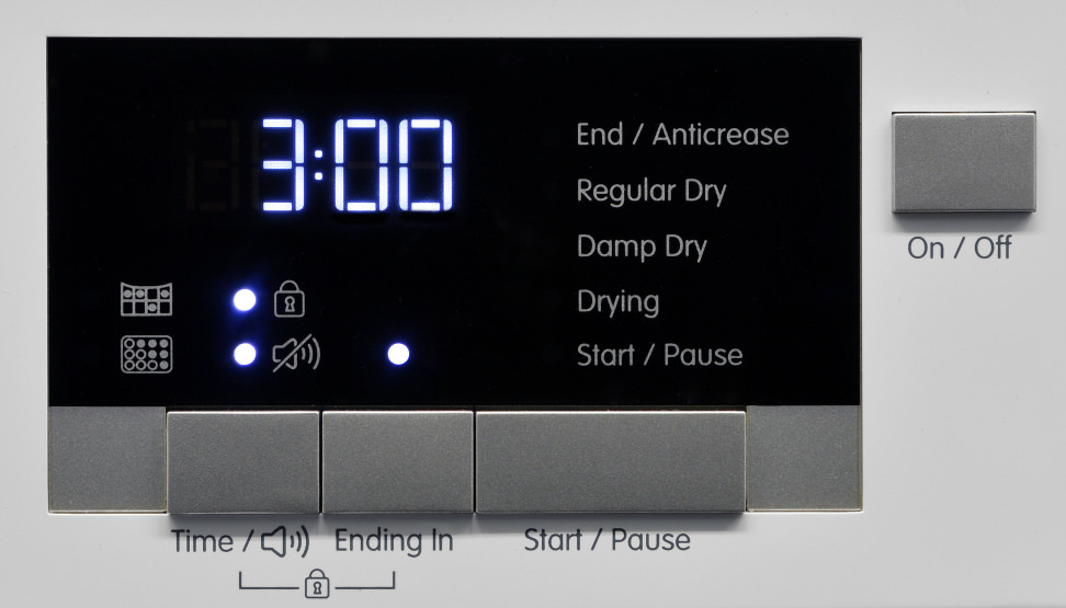 Blomberg DHP24412W Controls