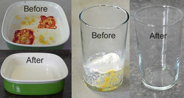 Reviewed.com Dishwasher Testing: Before and After