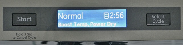GE PDT760SSFSS Cycle Controls