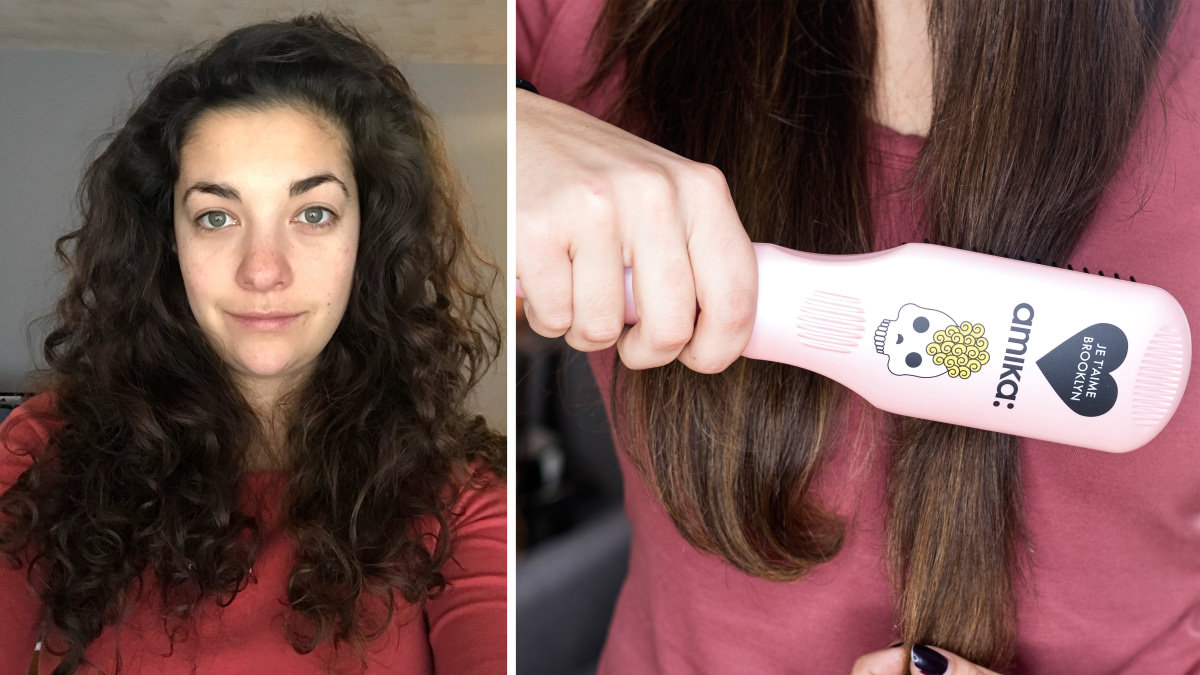 I tried the Amika hair brush that claims to replace your ...