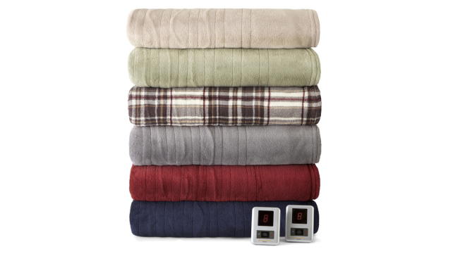 Biddeford Plush Heated Blanket