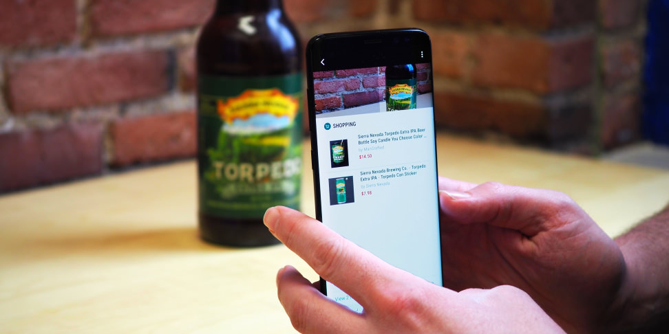 Samsung Galaxy S8 Bixby Shopping Feature