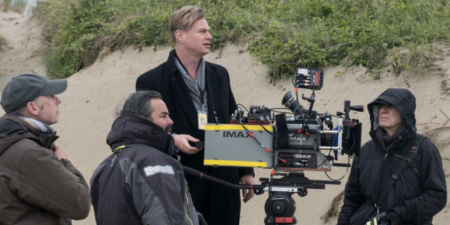 Christopher Nolan with IMAX Camera