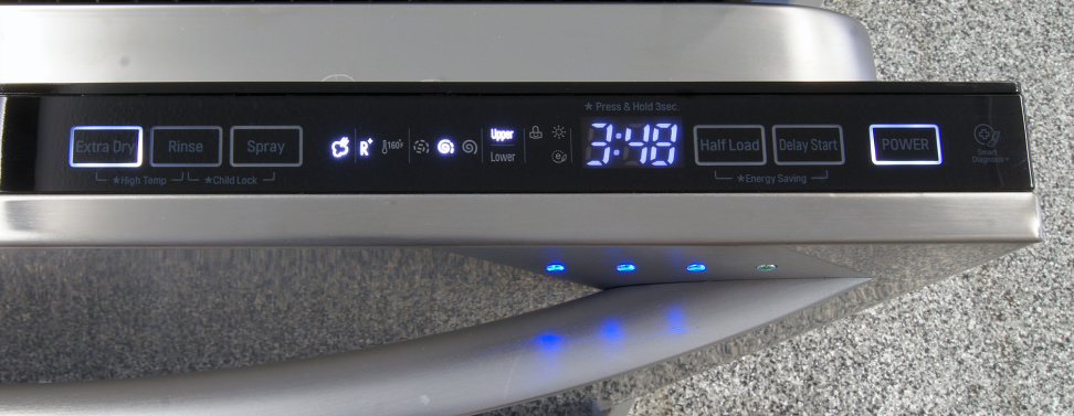 LG LDF8874ST—Right Side of Control Panel