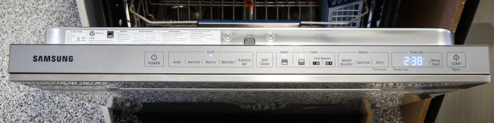 Samsung DW80H9970US—Controls