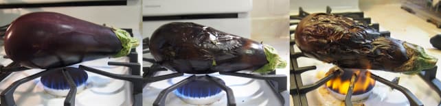 Eggplant cooking