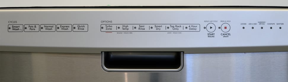 Kenmore Elite 14743—Controls