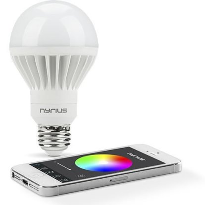 Product Image - Nyrius Wireless Smart LED Multicolor Light Bulb
