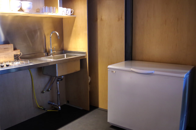 Kitchenette with Fridge