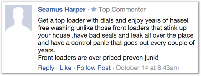 "Front loaders are over priced proven junk!"