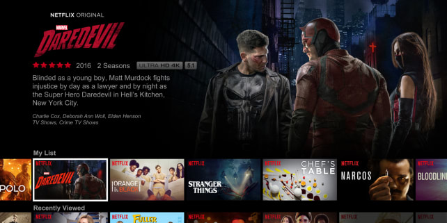 Netflix Interface