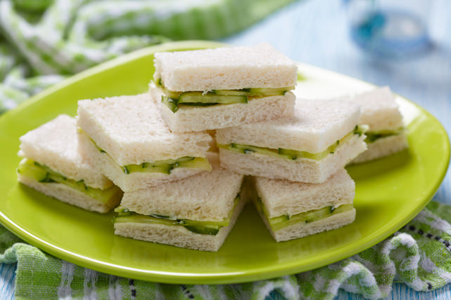 Cucumber sandwiches