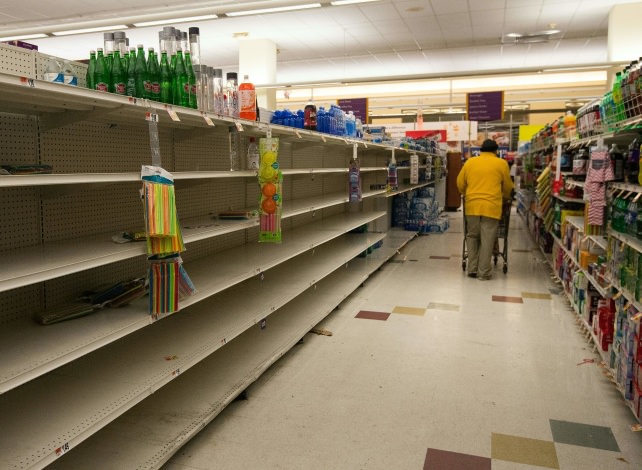 Supermarkets in a storm