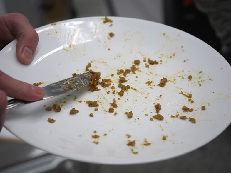 Dirty dish testing