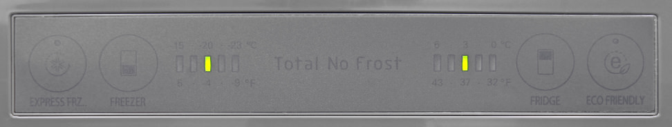 LG LBN10551PV Controls