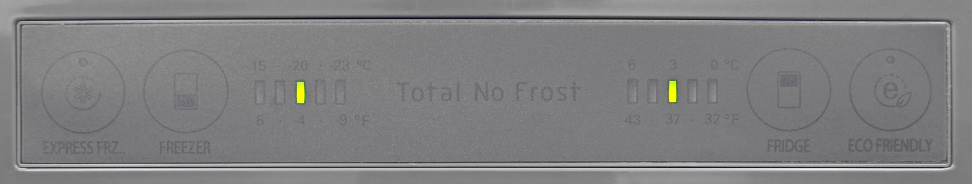 LG LBN10551PV Controls
