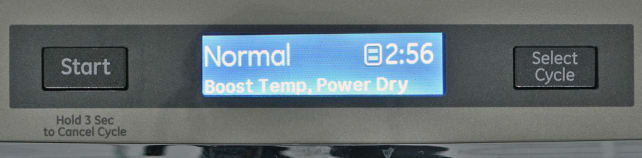 GE PDT760SSFSS Cycle Controls