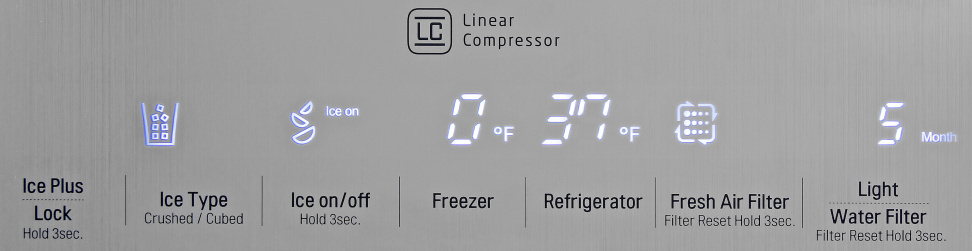 LG LSC22991ST Controls
